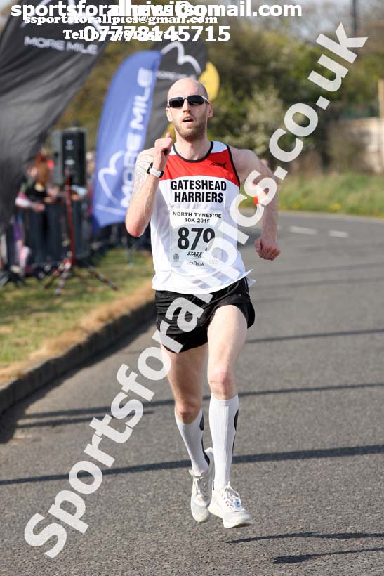 North Tyneside 10k Road Race, Whitley Bay. Photo:  David T. Hewitson/Sports for All Pics